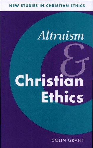 Couverture : Altruism and Christian ethics