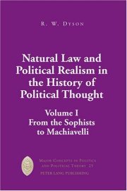 Couverture : Natural law and political realism in the history of political thought