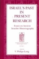 Couverture : Israel's Past in Present Research
