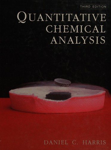Couverture : Quantitative chemical analysis