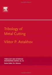 Couverture : Tribology of metal cutting