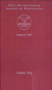 Couverture : Jahrbuch 2003