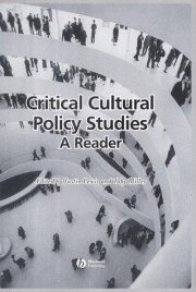 Couverture : Critical Cultural Policy Studies