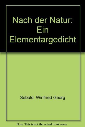 Couverture : Nach der Natur
