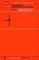 Couverture : The Chemistry of organophosphorus compounds