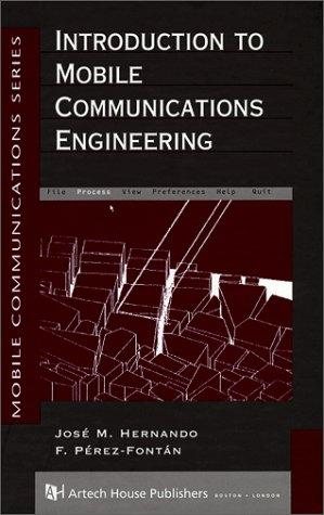Couverture : Introduction to Mobile Communications Engineering (Artech House Mobile Communications Library)
