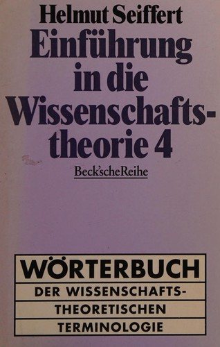 Couverture : Einführung in die Wissenschaftstheorie