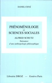 Couverture : Phénoménologie et sciences sociales