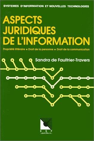 Couverture : Aspects juridiques de l'information