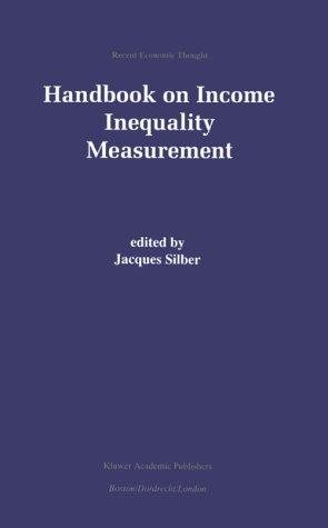 Couverture : Handbook of income inequality measurement