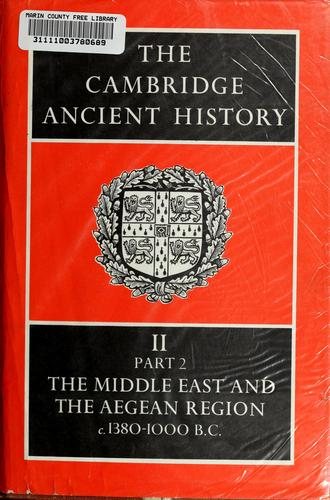Couverture : History of the Middle East and the Aegean region c. 1380-1000 B.C.