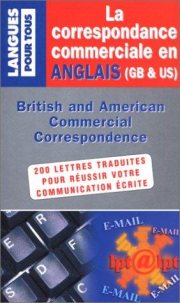 Couverture : British and American Commercial Correspondence