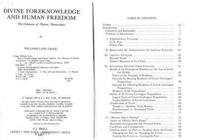 Couverture : Divine foreknowledge and human freedom