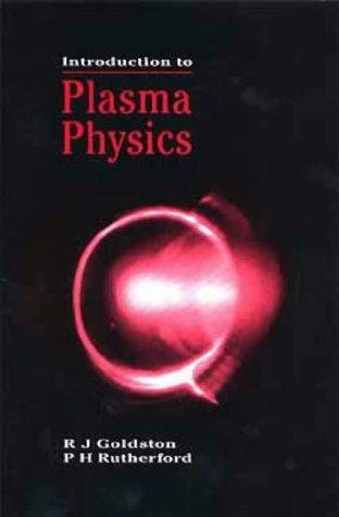 Couverture : Introduction to plasma physics