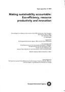Couverture : Making sustainability accountable
