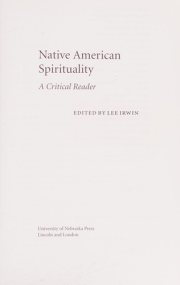 Couverture : Native American spirituality