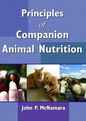 Couverture : Principles of companion animal nutrition