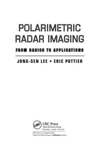Couverture : Polarimetric radar imaging