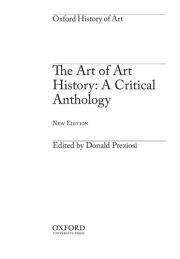 Couverture : The art of art history