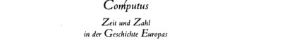 Couverture : Computus
