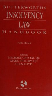 Couverture : Butterworths insolvency law handbook