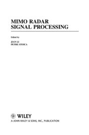 Couverture : MIMO Radar Signal Processing