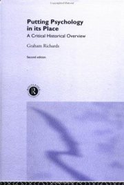 Couverture : Putting Psychology in its Place
