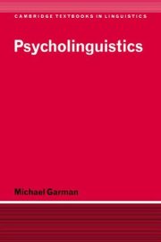 Couverture : Psycholinguistics
