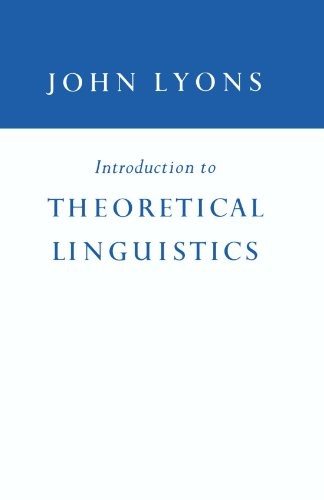 Couverture : Introduction to Theoretical Linguistics
