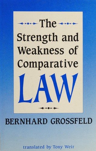 Couverture : The strength and weakness of comparative law