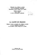Couverture : La Santé en France