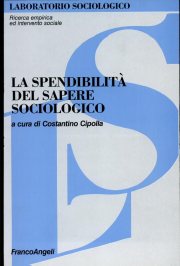 Couverture : La spendibilità del sapere sociologico
