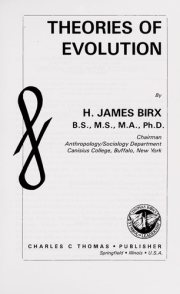 Couverture : Theories of evolution