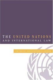 Couverture : The United Nations and international law