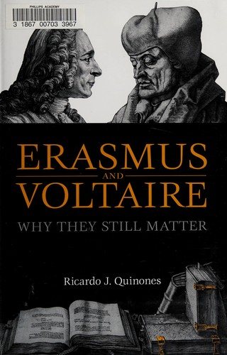 Couverture : Erasmus and Voltaire