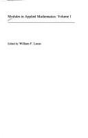 Couverture : Differential Equation Models in Applied Mathematics