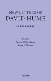Couverture : New letters of David Hume