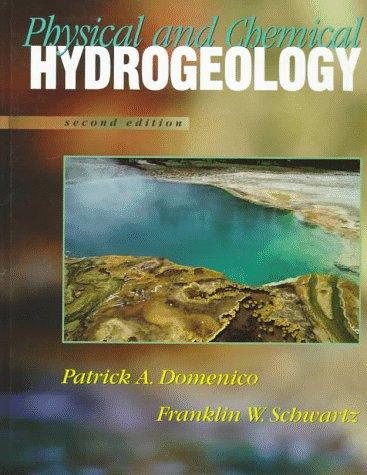 Couverture : Physical and chemical hydrogeology