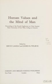 Couverture : Human values and the mind of man