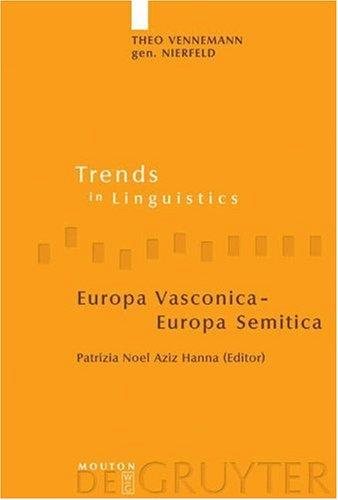 Couverture : Europa Vasconica, Europa Semitica