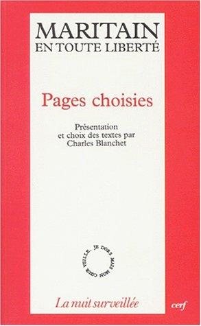 Couverture : Maritain en toute liberté