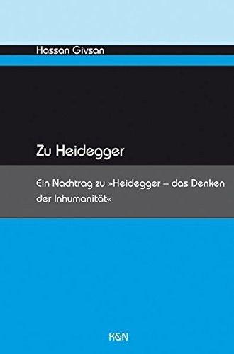 Couverture : Zu Heidegger