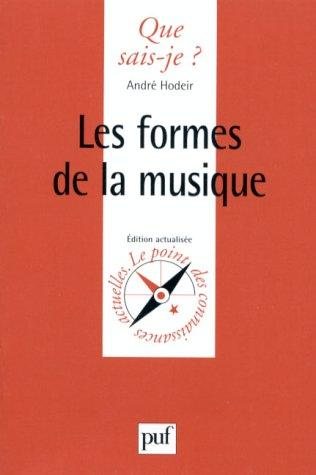 Couverture : Les formes de la musique