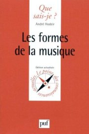 Couverture : Les formes de la musique