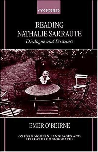 Couverture : Reading Nathalie Sarraute
