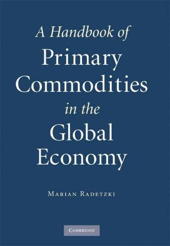 Couverture : A Handbook of Primary Commodities in the Global Economy
