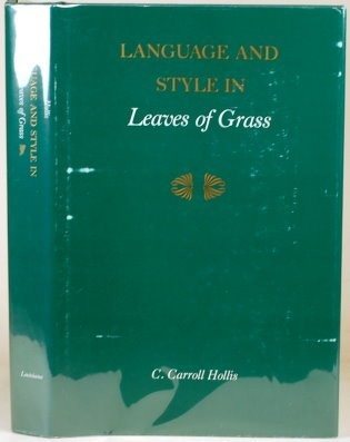 Couverture : Language and style in Leaves of grass