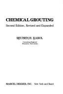 Couverture : Chemical grouting