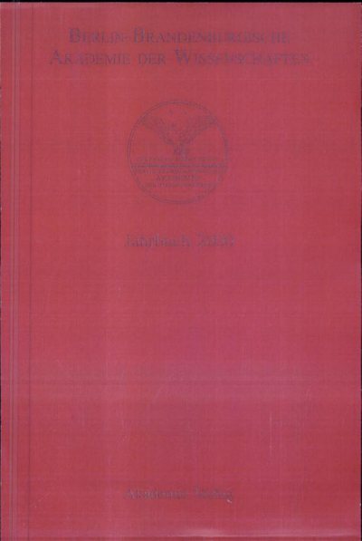 Couverture : Jahrbuch 2000