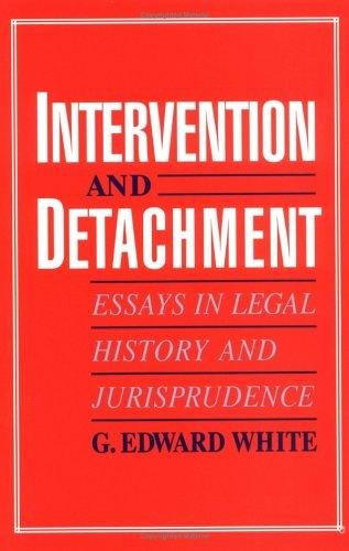 Couverture : Intervention and detachment